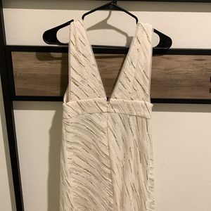 BCBGenaration Dress White & Gold